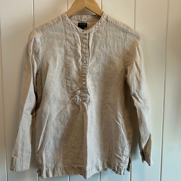 J. Crew Tops - J Crew Baird McNutt Irish Linen Top Size 4